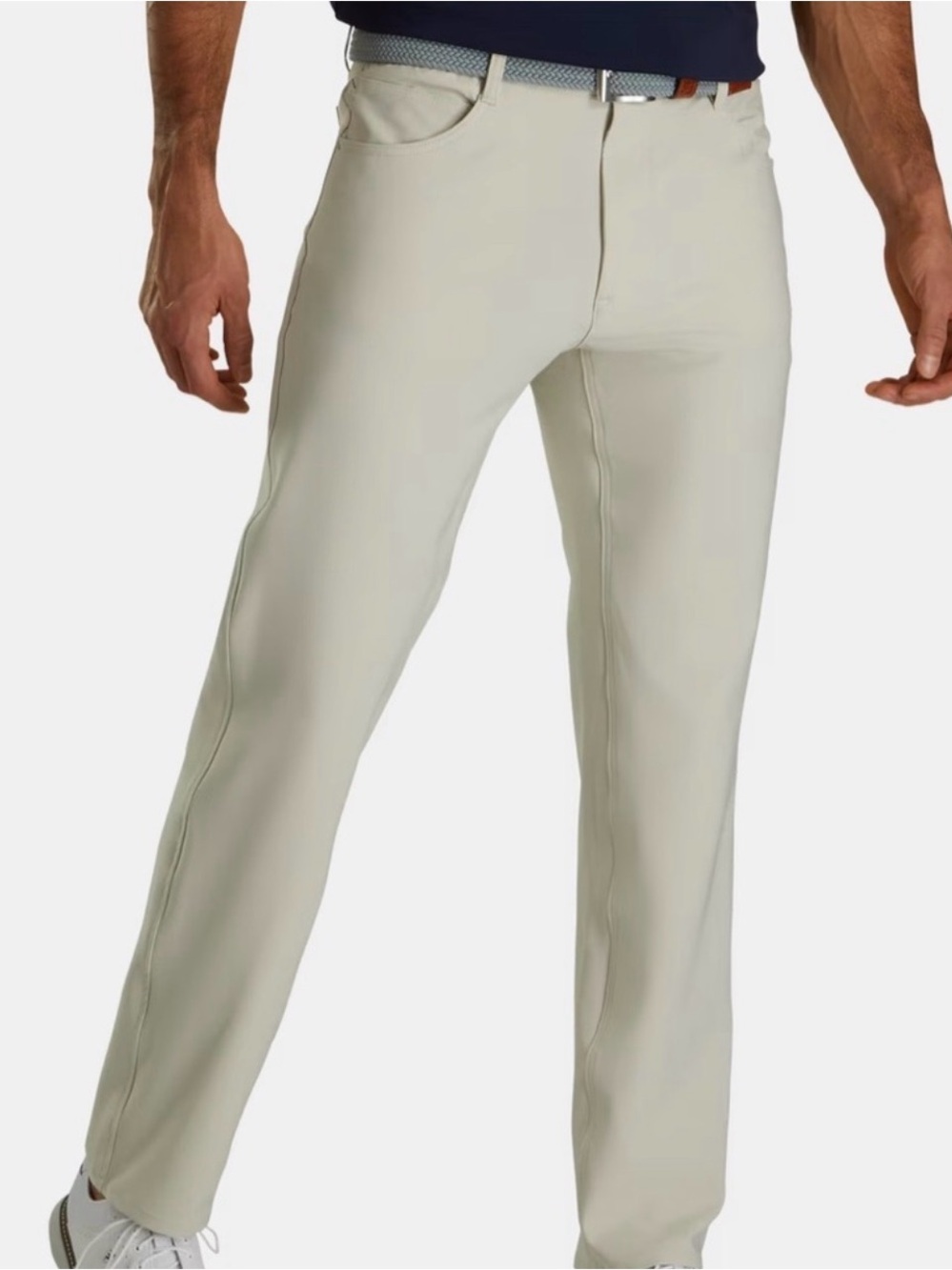 FootJoy 5-Pocket Performance Golf Pants in Stone  NWT